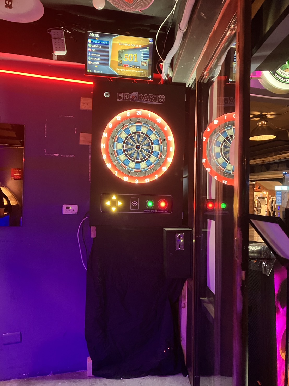 Darts Venues FIDODARTS Wall mount NV 3301P Taiwan 01