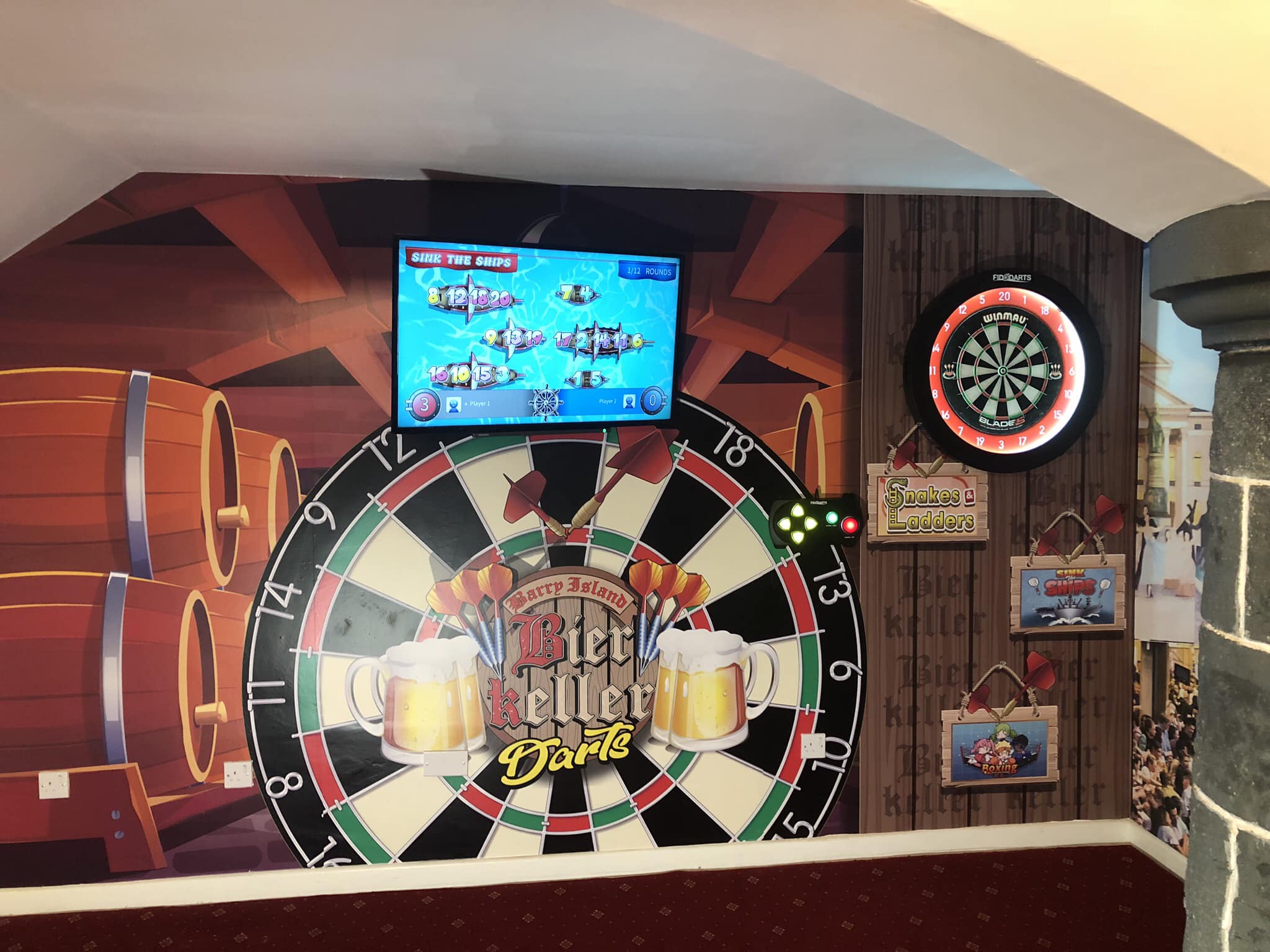 Darts Venues FIDODARTS Wall mount NV 3302P UK 16