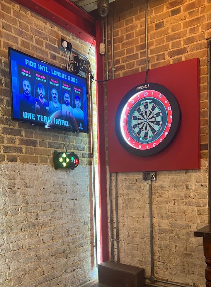 Darts Venues FIDODARTS Wall mount NV 3302P UK 23 1