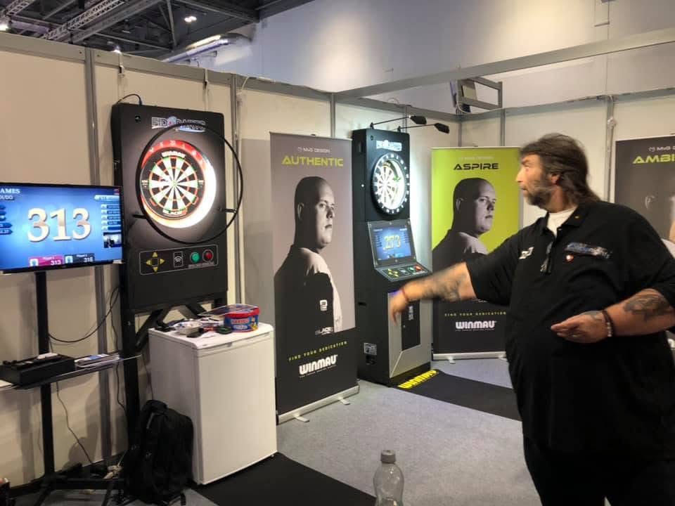 NV-3301P Wand-Dartautomaten an einem Wettkampfort