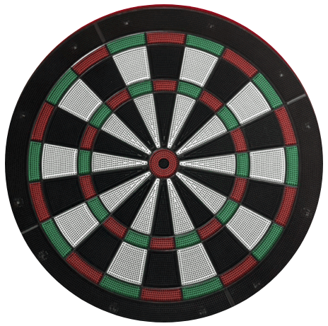 FidoDarts Automat mit einer FIDO A1 FT Softdart-Dartscheibe